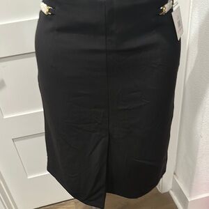 Ellen Tracy Black Pencil Skirt